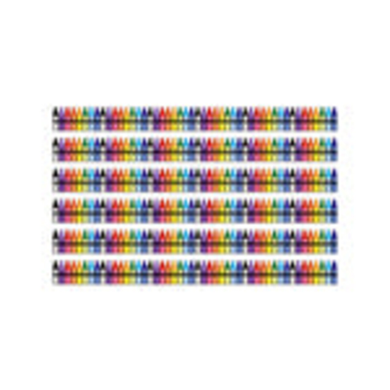 Crayola® Crayons Extra Wide Deco Trim®, 37 Feet Per Pack, 6 Packs